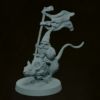 Gnome Mouse Rider Standard Bearer