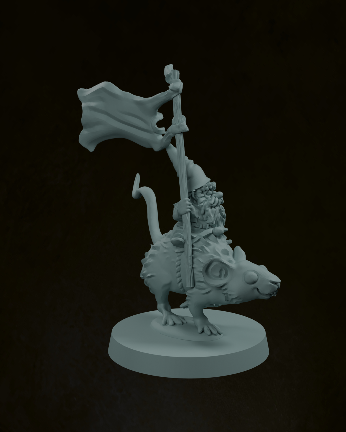 Gnome Mouse Rider Standard Bearer - Image 4