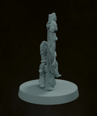Alternative view of Gnome Standard Bearer 1