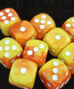 Pip Dice Orange Sunset