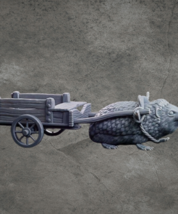 Hedgehog With Cart