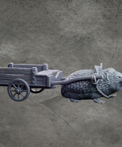 Hedgehog With Cart