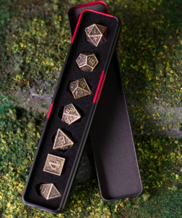 Bronze Labyrinth | Heavy Metal Dice Set