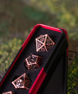 Copper Treasure Chest | Heavy Metal Dice Set