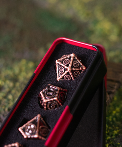 Copper Treasure Chest | Heavy Metal Dice Set