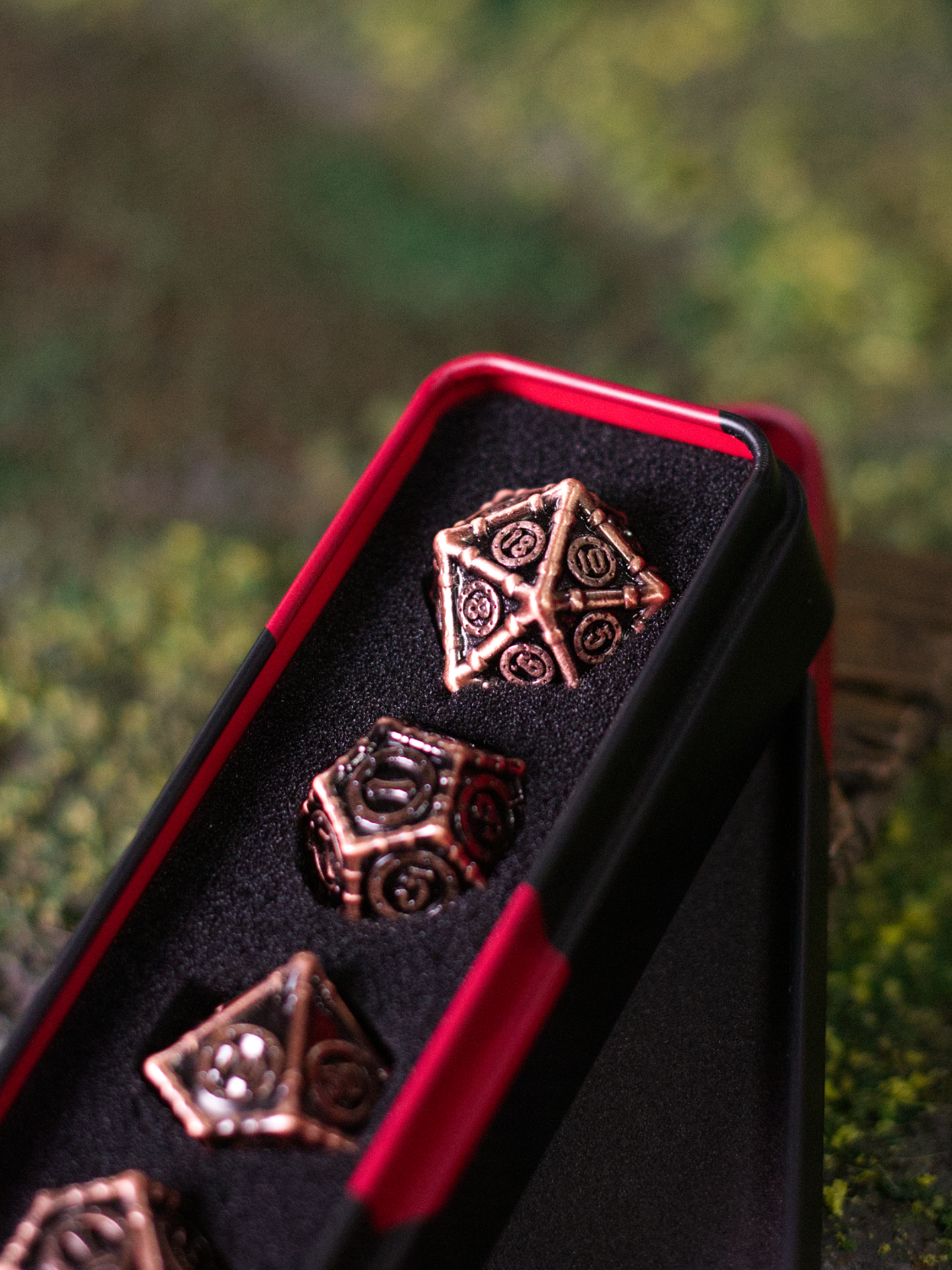 Copper Treasure Chest | Heavy Metal Dice Set