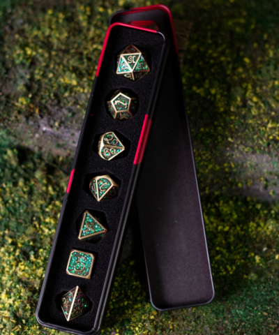 Green Mirage | Heavy Metal Dice Set