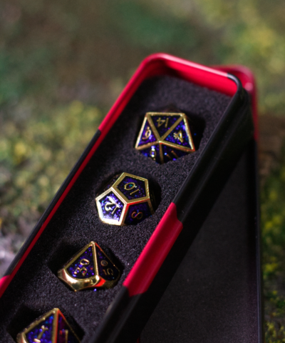 Blue Vortex | Heavy Metal Dice Set