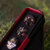 Black Living Tar | Heavy Metal Dice Set