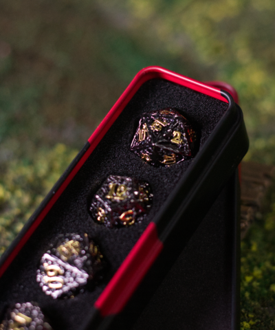 Black Living Tar | Heavy Metal Dice Set