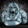 Orangutan bust