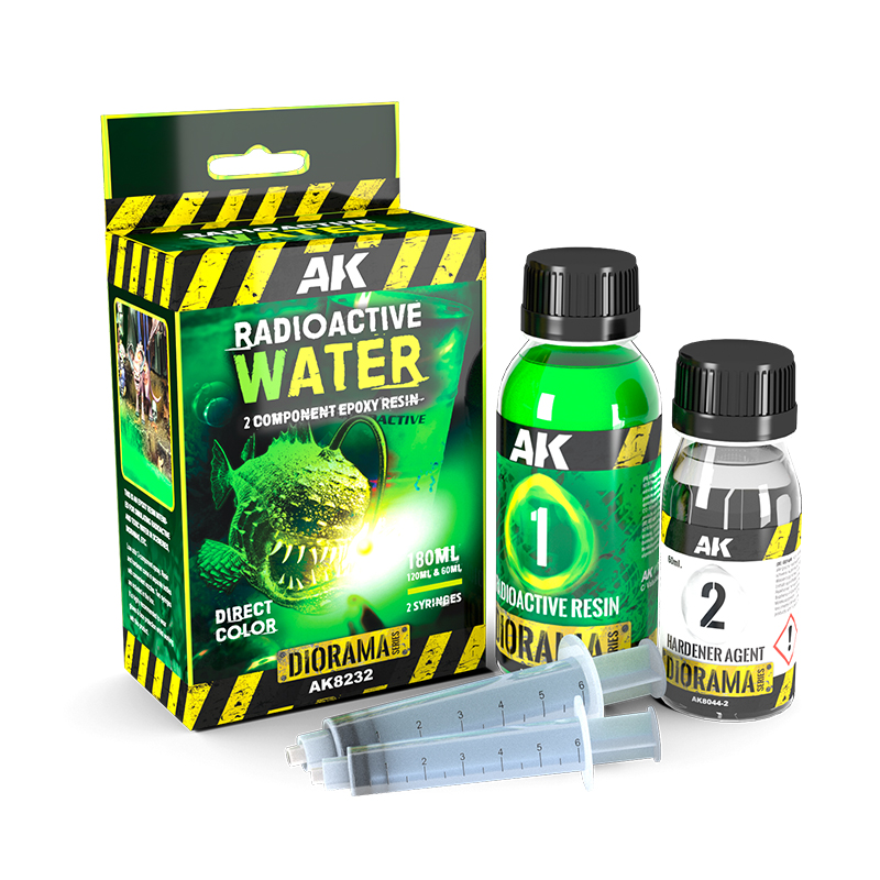Resin Radioactive Water 2-Component Epoxy Resin 180ml
