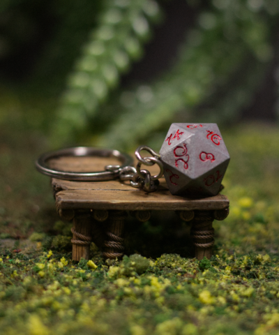 Blood Offer d20 sleutelhanger