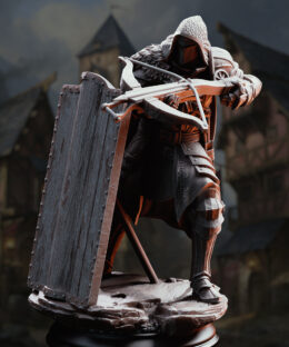 Erik of the Scarlett Road - Crossbow Knight - Shield
