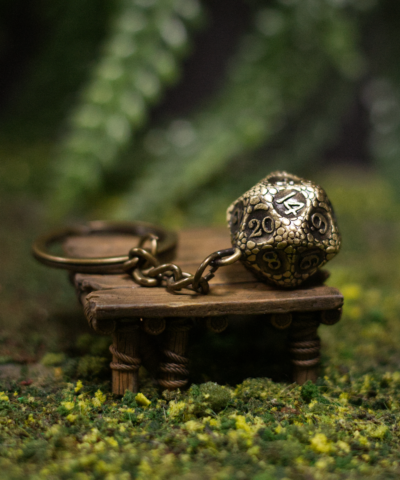 Snakeskin d20 sleutelhanger
