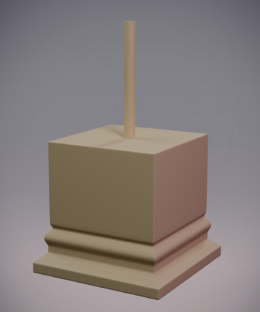 Plinth Square Stick