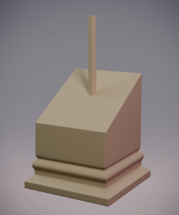 Steep Tilt Square Stick