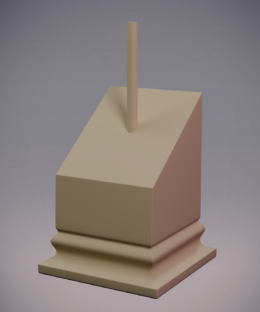 Plinth Square Tilt Stick