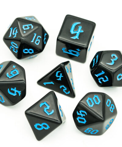 Blue Black Dice