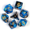 Blue & Black New Color Mixed Dice
