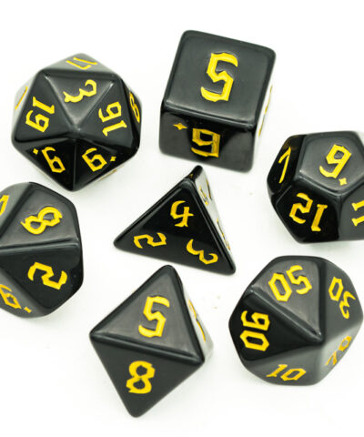 Yellow Black Dice