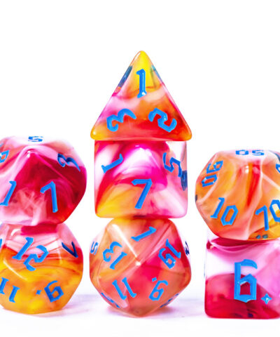 Red-Orange 4 Color Blend Dice
