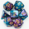 Purple & Blue Color Mixed dice