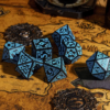 Blue Acrylic Pattern Dice (Celtic Knot)