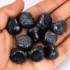 Black Acrylic Marbled D3 Dice