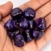Purple Acrylic Marbled D3 Dice