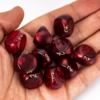 Red Acrylic Marbled Dice D3 Dice