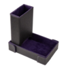 Purple PU Leather Dice Tower&Dice Tray
