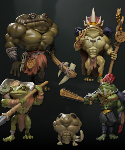Tribal Frog Clan (Masked/No Mask)