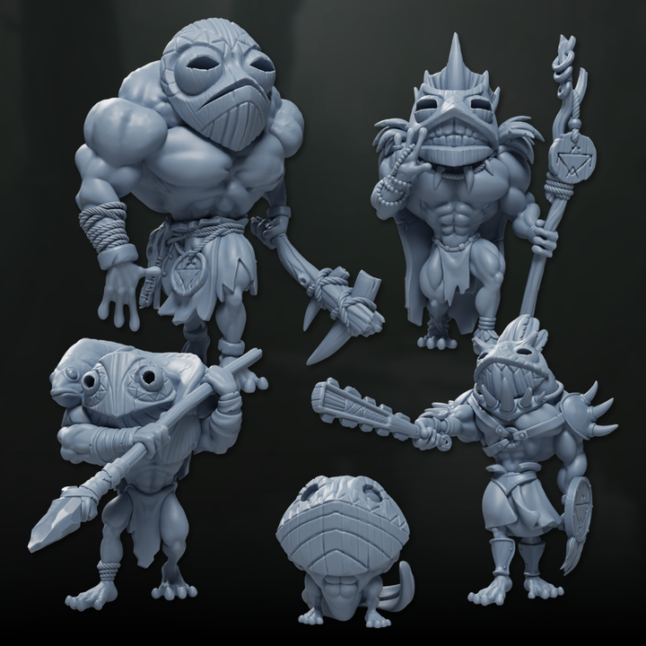 Tribal Frog Clan (Masked/No Mask) - Image 2
