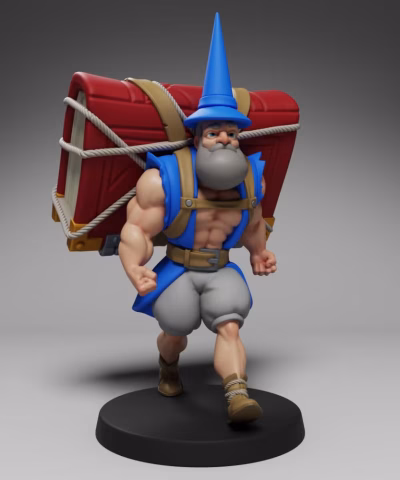 Alternative view of Buff Wizard Warband