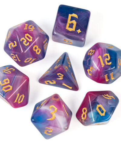 Blue-Purple 4 Color Blend Dice
