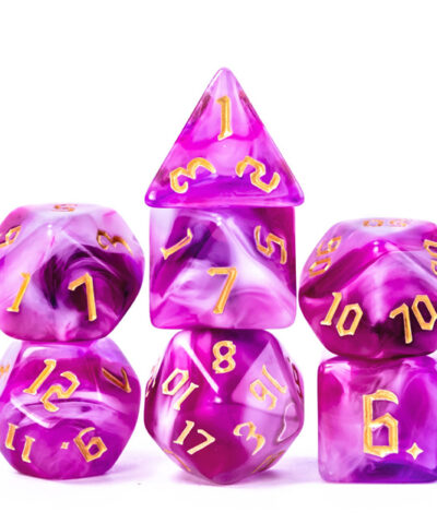 Purple 4 Color Blend Dice