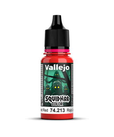 Vallejo Squidmar Color 213 Deadliest Red (18 ml)