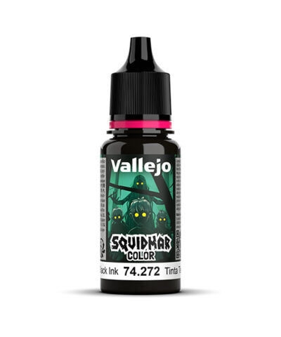 Vallejo Squidmar Color 272 Pitch Black Ink (18 ml)