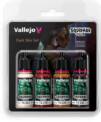Vallejo Squidmar Color - Dark Skin set (4)