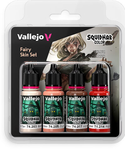 Vallejo Squidmar Color - Fairy Skin set (4)