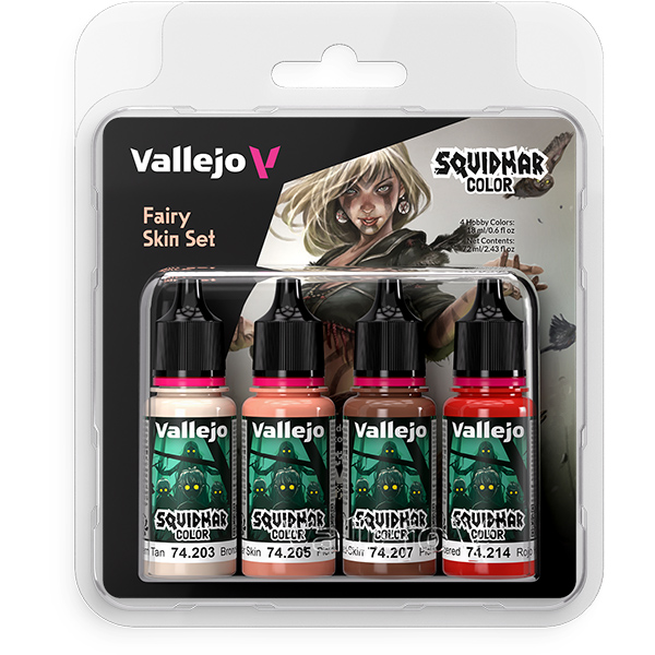 Vallejo Squidmar Color - Fairy Skin set (4)