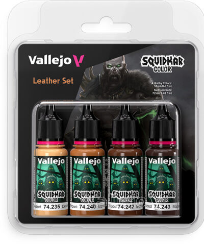 Vallejo Squidmar Color - Leather set (4)