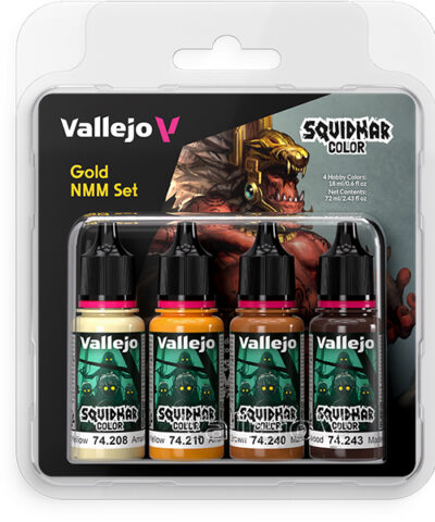 Vallejo Squidmar Color - Gold NMM set (4)